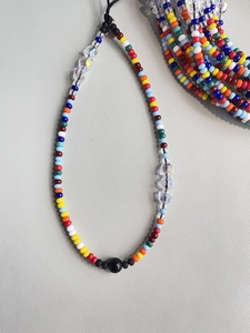 Handmade Colorful Beaded Phone Lanyard Bohemian Crystal Bead Anti-Lost Phone Chain Strap For Women Fashion Phone Jewelry