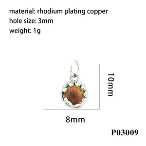 Close-up of 18K rhodium-plated oval pendant with 3mm inner ring and textured metal edge