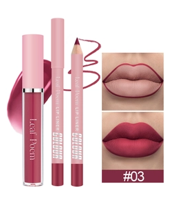 Set trucco labbra #03 con rossetto opaco e matita labbra per contorni definiti
