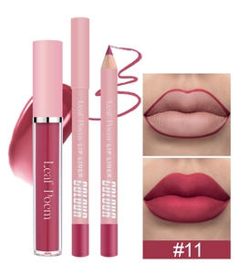 Set lucidalabbra e matita labbra #11 per una finitura opaca rosa antico