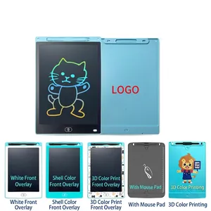 8.5 inch color LCD writing tablet with stylus for children drawing and custom logo design