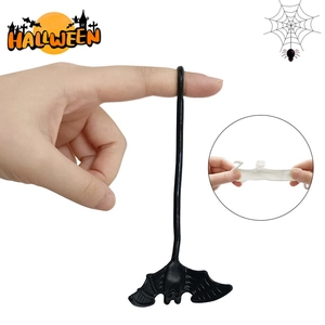 Elastic Halloween sticky bats and ghosts soft rubber toys with high stretch performance
