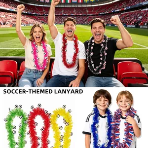 Guirlande de Noël Football Thème Décoration de Fête Événement Sportif Support Fan Drapeau National Guirlande pour Décoration Célébration