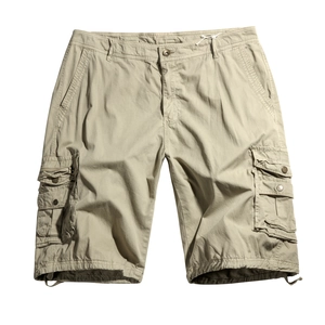 Men's Cargo Shorts Multi-Pocket Loose Fit Cotton Casual Outdoor Work Shorts For Summer Hiking Fishing Khaki Black Army Green Grey
