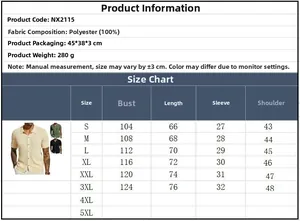Size chart for men's knit short sleeve polo shirt featuring S to 3XL measurements