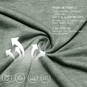 Detail of sage green knitted fabric with 75% polyester 20% rayon and 5% spandex blend