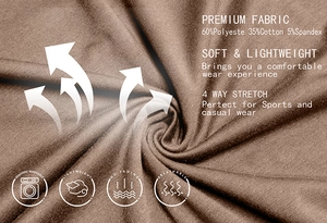 Detail of soft breathable knit fabric with 4-way stretch for men's long sleeve polo shirt