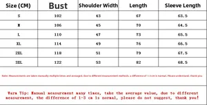 Size guide table for palm tree hoodie showing chest, shoulder, length, and sleeve measurements