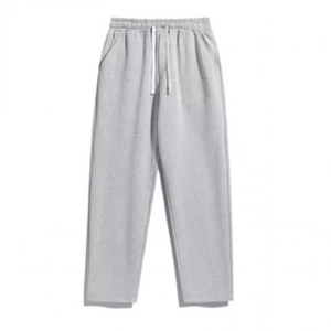 Damen Herren Casual Sporthose Polyester Gewebe Kordelzug Elastische Taille Gerade Weites Bein Lose Jogginghose Alltag Outdoor Hose