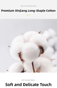 Detailed close-up showing raw high-quality long-staple cotton texture for soft cotton tees