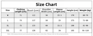 Detailed size chart for men's mesh gym t-shirt with full measurements and height guidelines