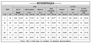 Size chart for men's casual striped shirt and drawstring shorts beach set in CM and INCH