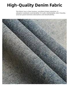 Macro view of blue twill denim fabric texture with detailed weaving for quality jeans