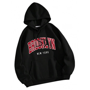Ανδρικό Fleece Фούτερ με Κουκούλα Casual Φαρδιά Γραμμή Маκρύ Μανίκι Pullover Hoodie Με Τσέπη Εκτύπωση Γραμμάτων Ρούχα Φθινόπωρο Χειμώνας