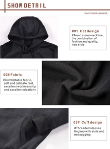 Detail of gothic oversized hoodie showing ribbed cuffs and soft elastic fabric