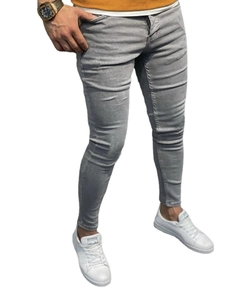 Men Skinny Jeans Slim Fit Denim Pants With Stretch Fabric Cotton Blend Casual Long Trousers For Young Men Western Fashion