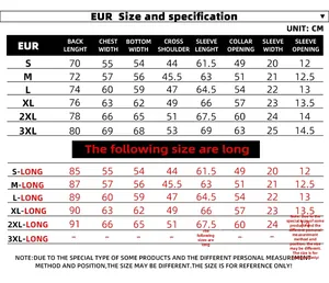 Tableau des tailles détaillé pour veste en cuir PU homme incluant coupes standard et longues