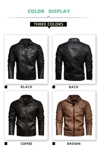 Detail view of motorcycle jacket with stand collar, shoulder stitching and metal zippers