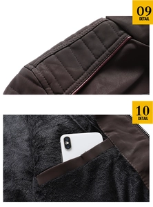 Detail showing the inner fleece lining and functional inside pocket for smartphone storage