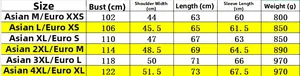 Comprehensive size guide for men's PU leather jacket including chest and shoulder measurements