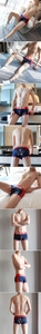 Detailed close-up showing sports-style boxer briefs with VIP logo and elastic waistband