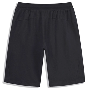 Short de sport noir pour homme à séchage rapide avec taille élastique et couture dos