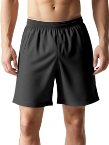 Detail view of breathable medical care shorts with elastic waistband for easy dressing