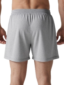 Rear view of loose grey fracture care underwear with convenient velcro waist and legs