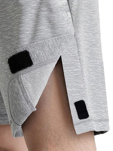 Macro shot of surgical nursing shorts with velcro closures and side slits for easy access