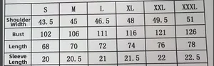 Detailed size chart for men mesh ice silk t-shirt with measurements from S to 3XL