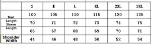 Size chart for men's fleece hoodie including chest, length, sleeve, and shoulder measurements