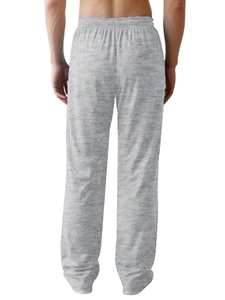 Détail du pantalon de soin gris avec taille élastique pour un habillage facile
