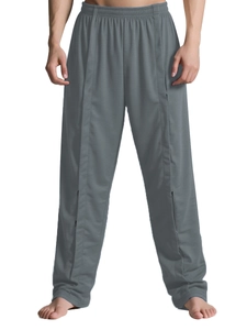 Pantalon de soin gris foncé pour hommes avec boutons-pression latéraux pour rééducation