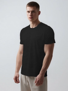 Men's adaptive shoulder surgery recovery shirt featuring functional side snap buttons