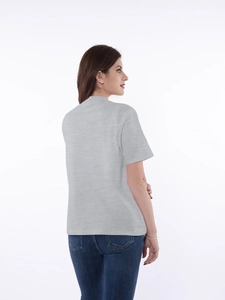 Detail view of post-mastectomy recovery shirt with drain pockets and full-zip design