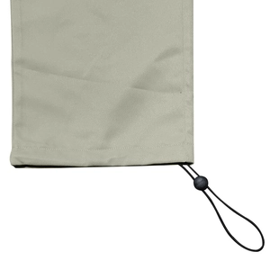 Détail de l'ourlet ajustable avec cordon et serrage sur pantalon cargo homme