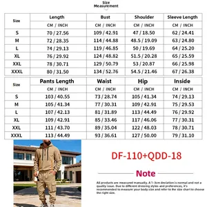 Detailed size chart for men hoodie and cargo pants tracksuit set including S to 3XL metrics