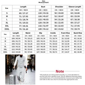 Tableau des tailles détaillé pour ensemble de baseball rayé homme en cm et en pouces