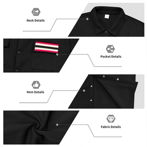 Détails du col, de la poche, de l'ourlet et du tissu de la veste thermique pour homme