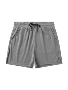 Men Athletic Mesh Shorts Elastic Drawstring Waist Breathable Training Gym Fitness Running Casual Workout Wear For Men