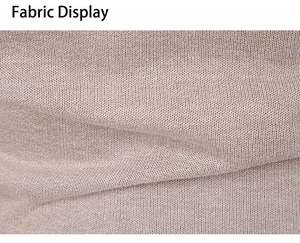 Detail shot of men's knit cardigan showing light khaki honeycomb ribbed fabric texture