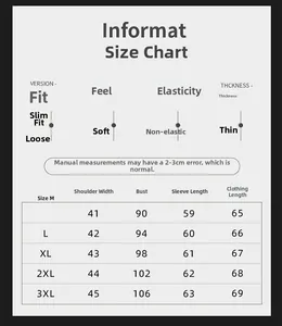 Detailed size chart for men's turtleneck knit sweater showing shoulder and chest dimensions