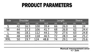 Size chart for men's velvet slim t-shirt showing shoulder, bust, length and sleeve measurements