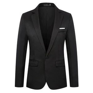 Men's Slim Fit Casual Blazer Suit Jacket Notched Lapel Single Button Business Wedding Formal Professional Party Coat Outerwear
