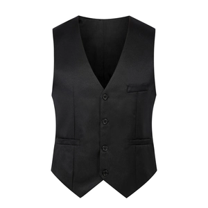 Ανδρικό Slim Fit Business Casual Γιλέκο Κοστουμιού Monopetto V-Neck Επίσημο Γάμος Γαμπρός Top