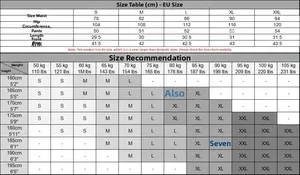 Detailed EUR size chart for men's Lyocell cotton shorts with waist and hip measurements