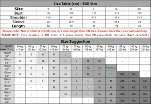 Tableau des tailles détaillé pour polo en maille Henley hommes avec guide de mesure européen