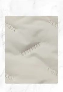 Détail du tissu polaire thermique coupe-vent avec motif texturé en diagonale
