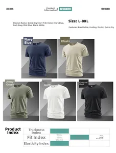 Breathable ice silk sports t-shirt detail showing moisture-wicking fabric features