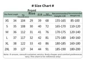 Detailed size chart for breathable sports shorts with measurements in CM and KG advice
